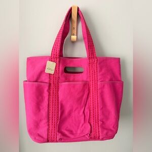 Free People Caravan Canvas Tote in Pink